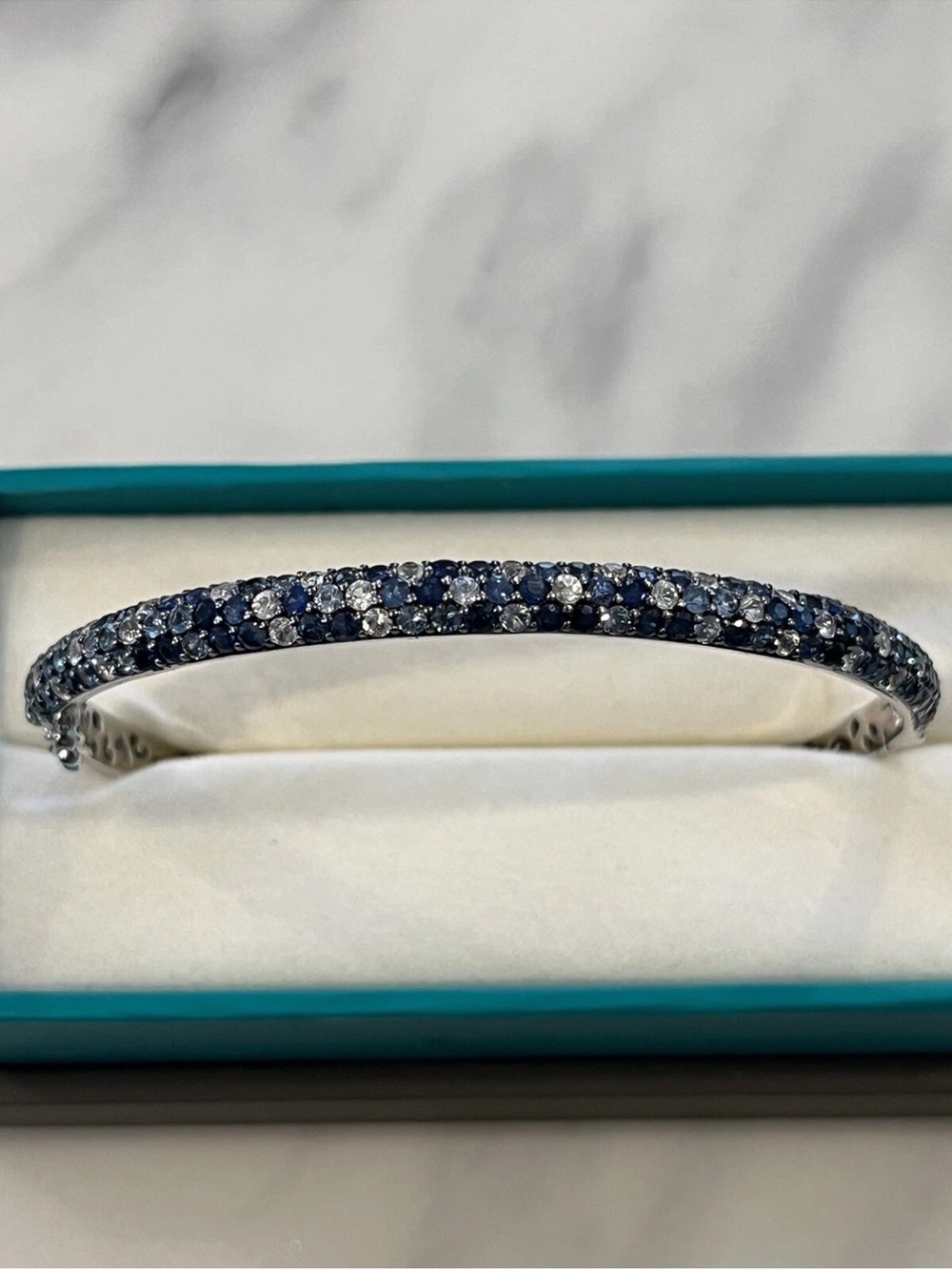 Effy  925  Sterling Silver Sapphire Bangle  New